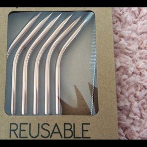 🎀Stainless Steel Eco Friendly Reusable Straws🎀